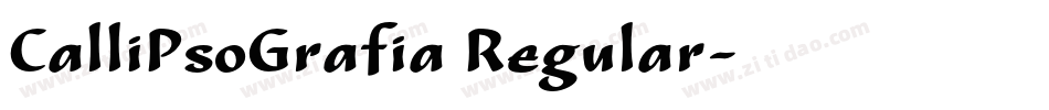 CalliPsoGrafia Regular字体转换